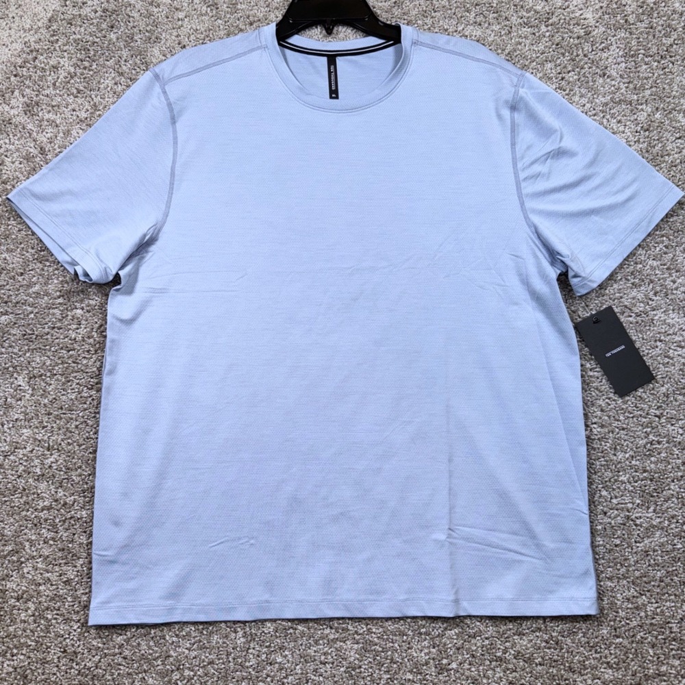Ten Thousand Interval Shirt Mens Stretch Apex Blue XL NEW